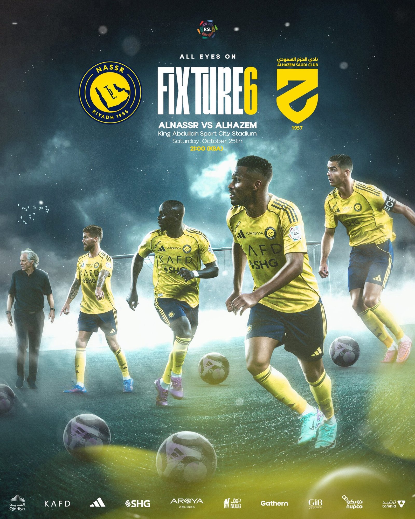 النصر يعزز صدارته لدوري روشن بفوز مستحق على الحزم