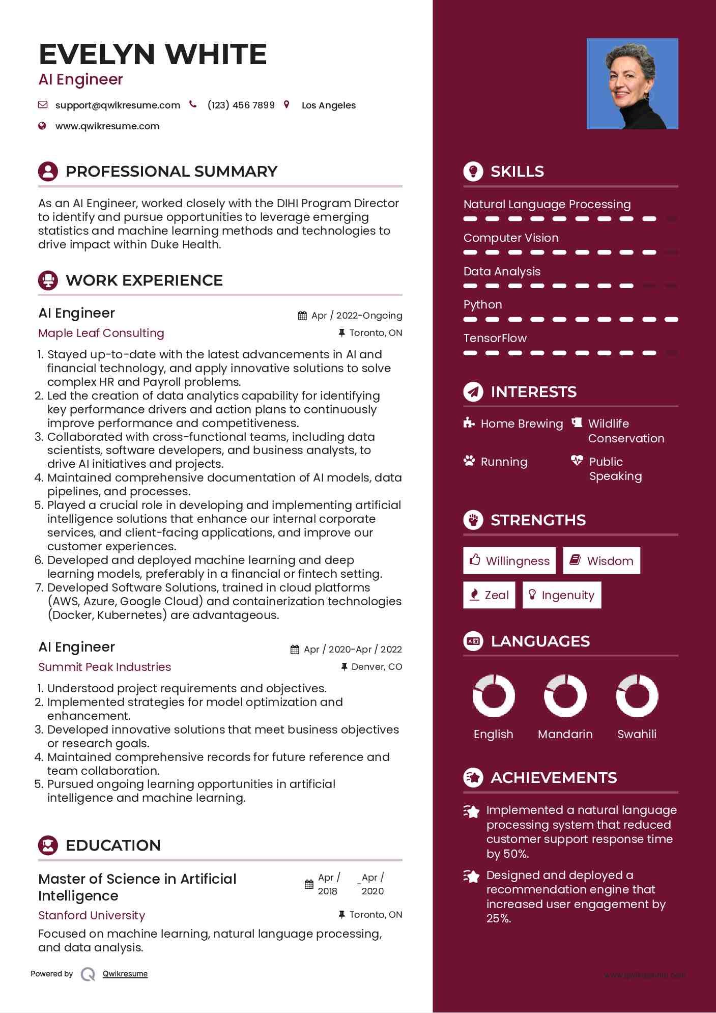 اصنع سيرتك الذاتية باحتراف مع الذكاء الاصطناعي